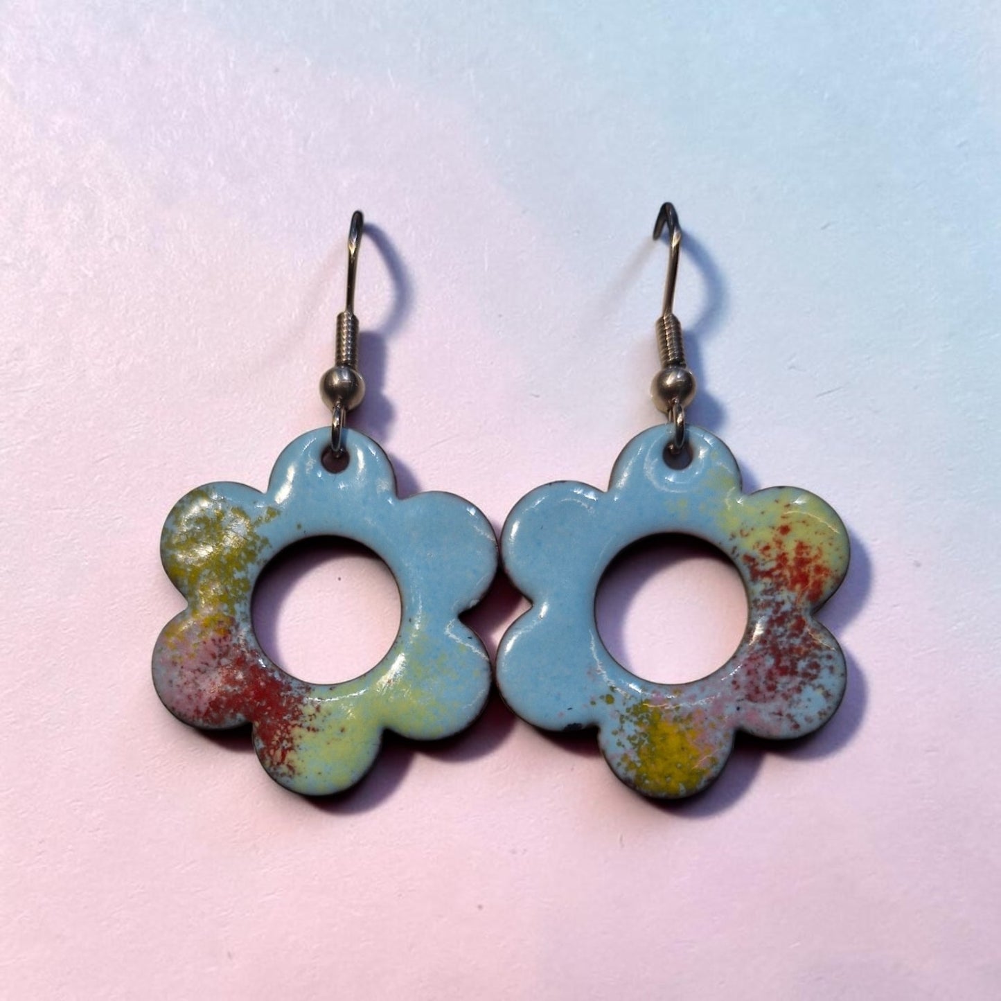 Pastel Mix Flower Earrings