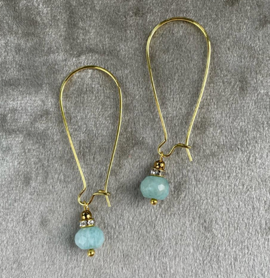 Bauble Earrings | Amazonite | Hope & Communication