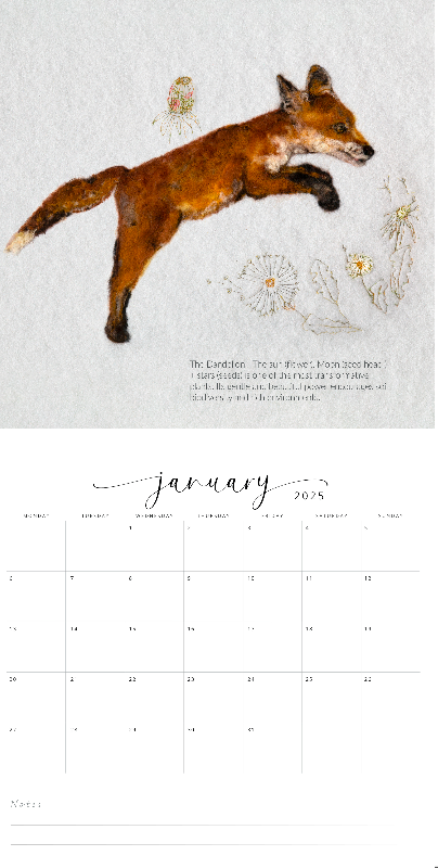 Calendar Wildfelter | 2025 wildlife calendar