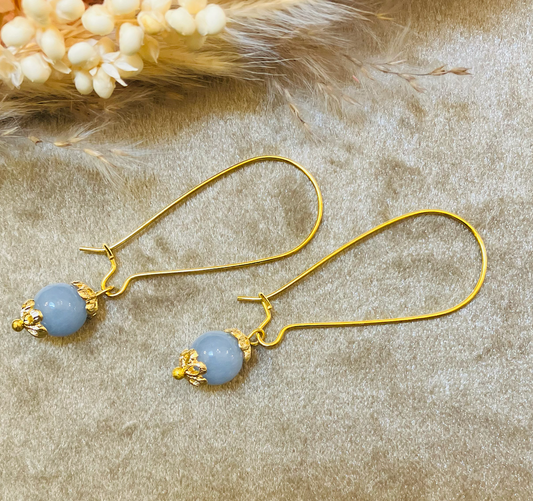 Bauble Earrings | Angelite | Guardian Angel