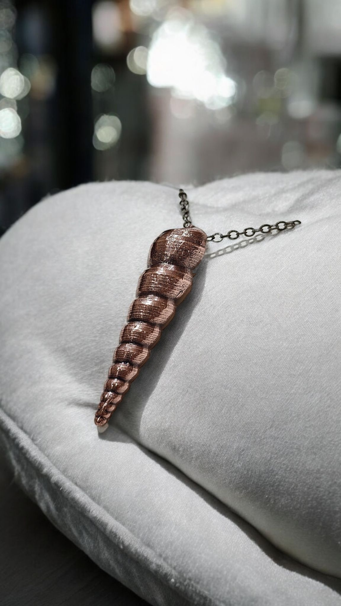 81 Natural Shell Copper Pendant