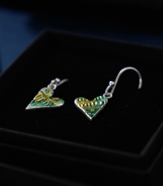 Alcohol inks earrings Small