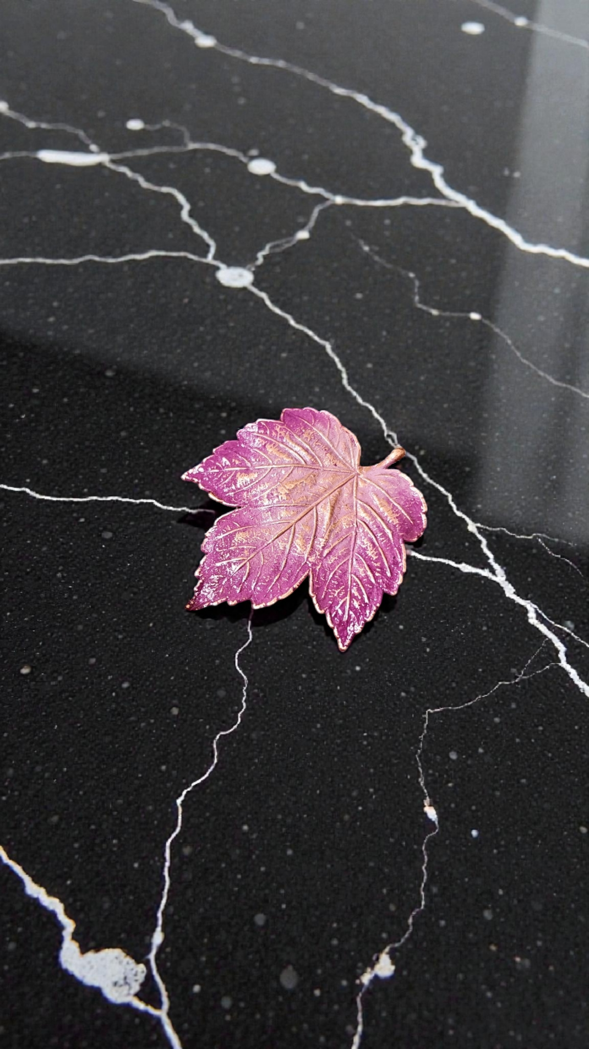 23 Copper Brooch “Gentle Glow”