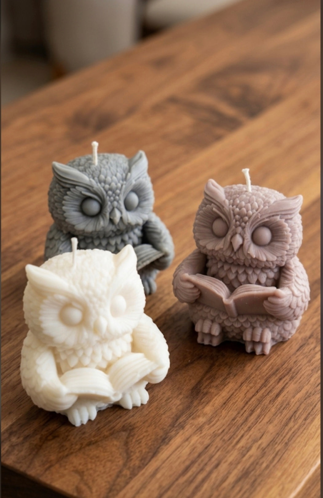 Owl Candle
