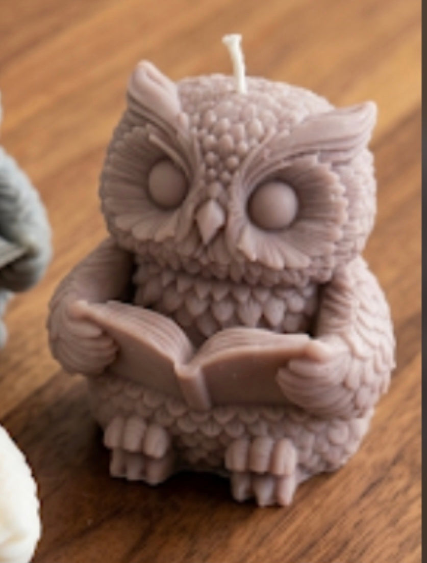 Owl Candle