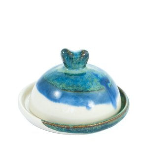 Butter Dish - Aqua Design