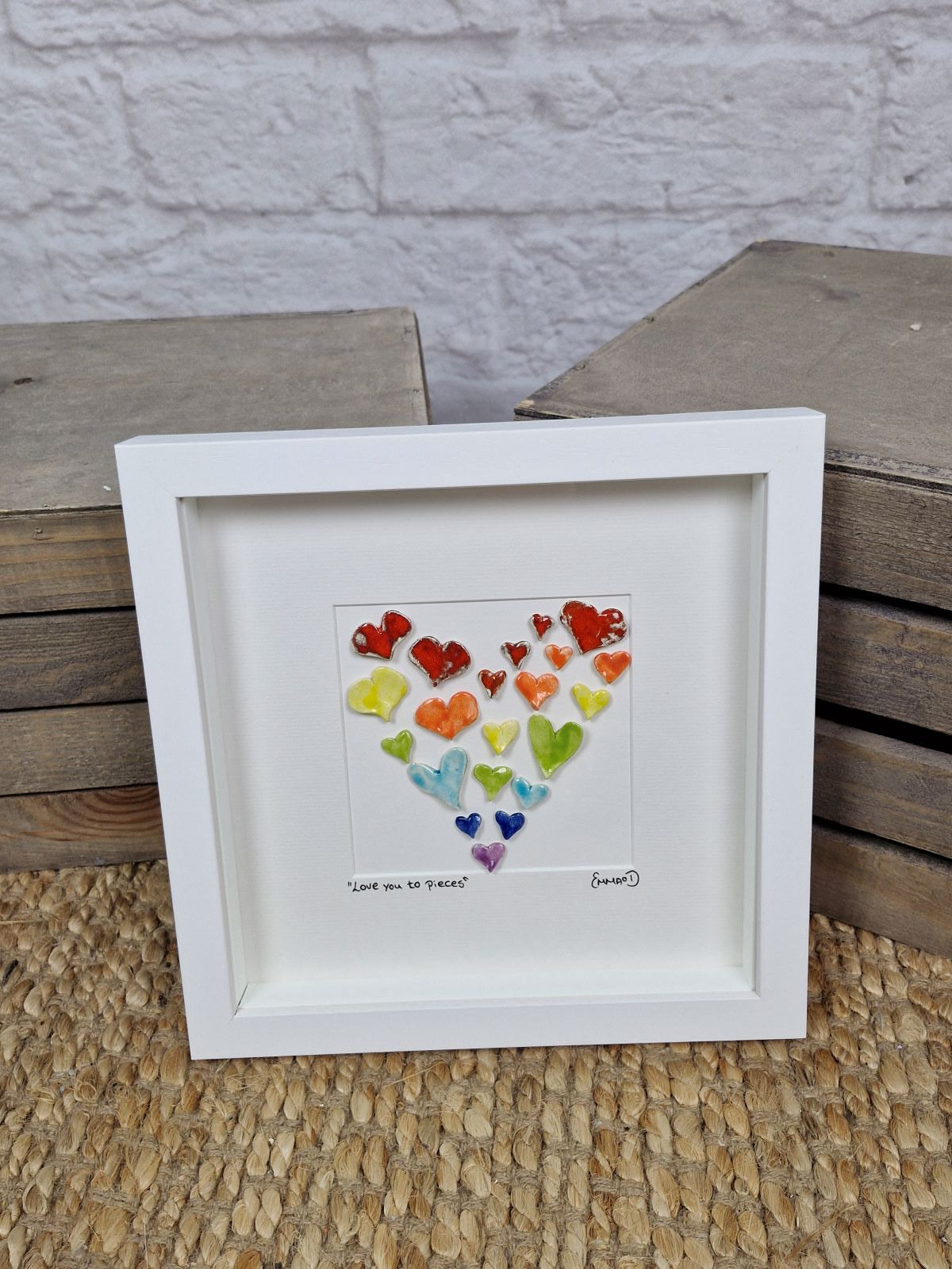 Love you to Pieces - Small Frame