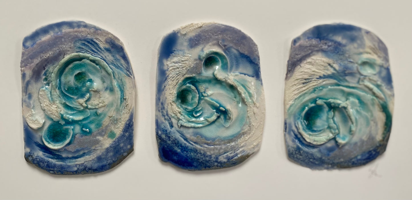 Swirls triptych