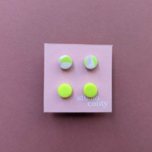 TINY DOTS earring stud set