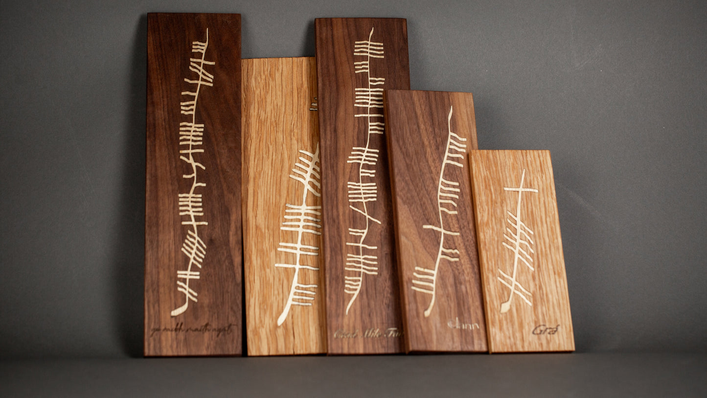 Caírdeas - Friendship - wooden inlay plaque