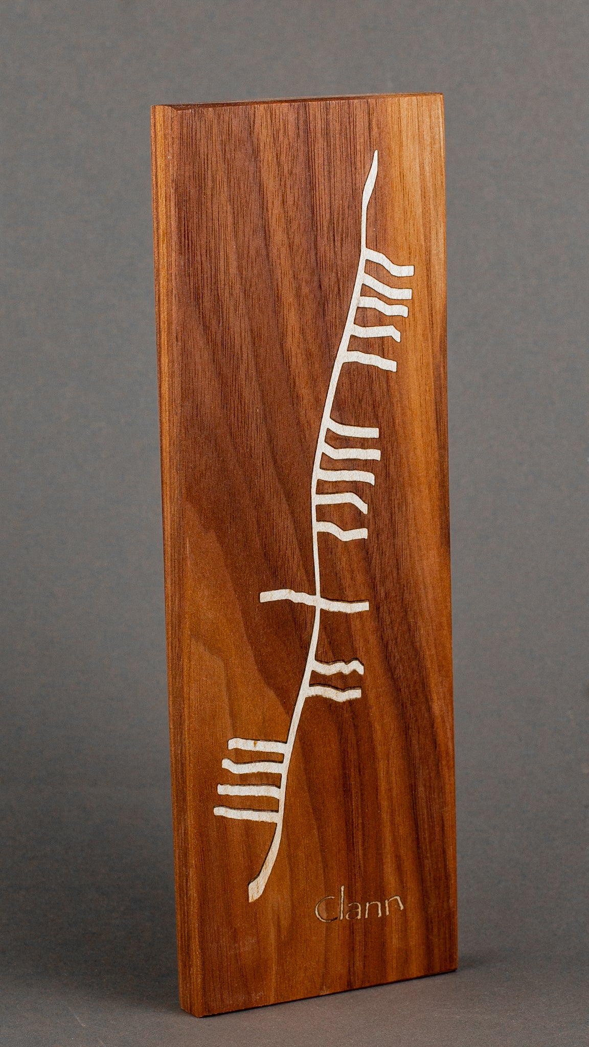 Clann - Ogham inlay wall plaque