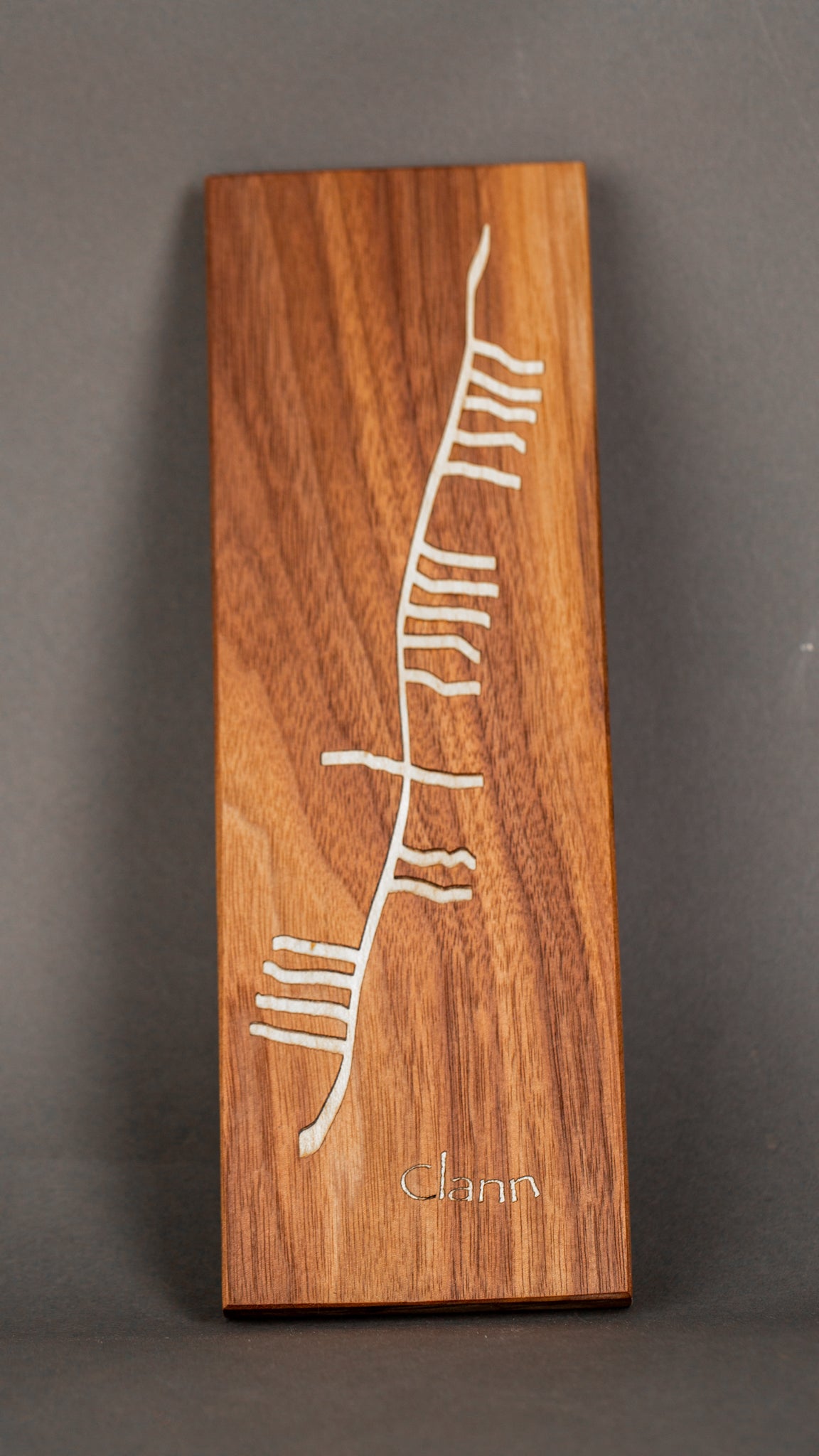 Clann - Ogham inlay wall plaque