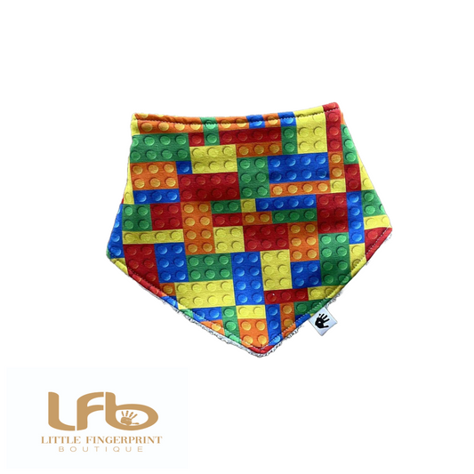 Build Cubes -  Baby Bandana Bib – Absorbent Dribble Bib