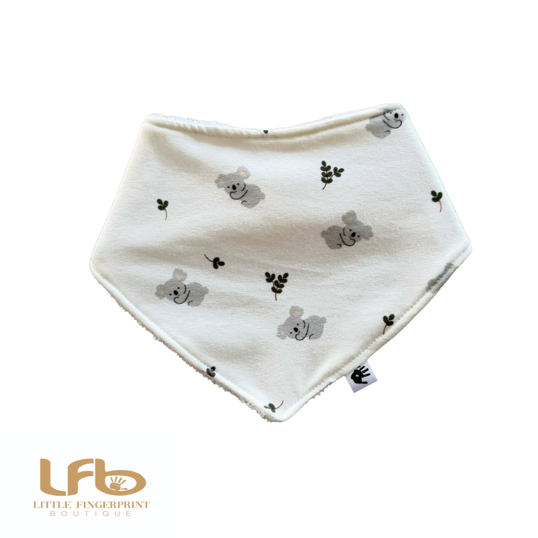 Koala-  Baby Bandana Bib – Absorbent Dribble Bib