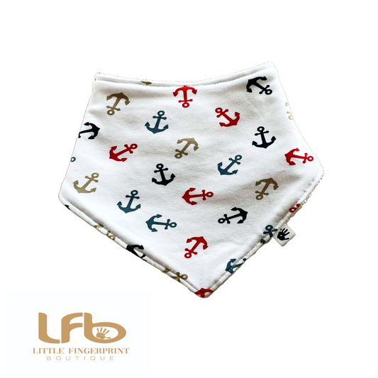 Anchor -  Baby Bandana Bib – Absorbent Dribble Bib