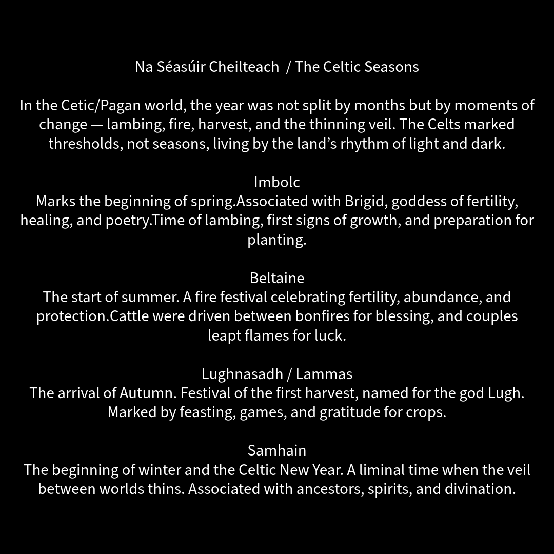 Na Séasuir Cheilteach / The Celtic Seasons (Fine Art Print)