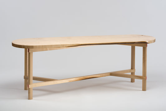 Irish Sycamore Bench/ Coffee Table