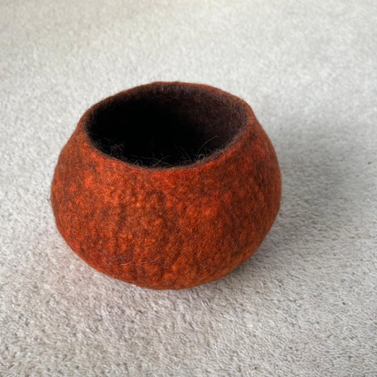 Felted Rustic Bowl