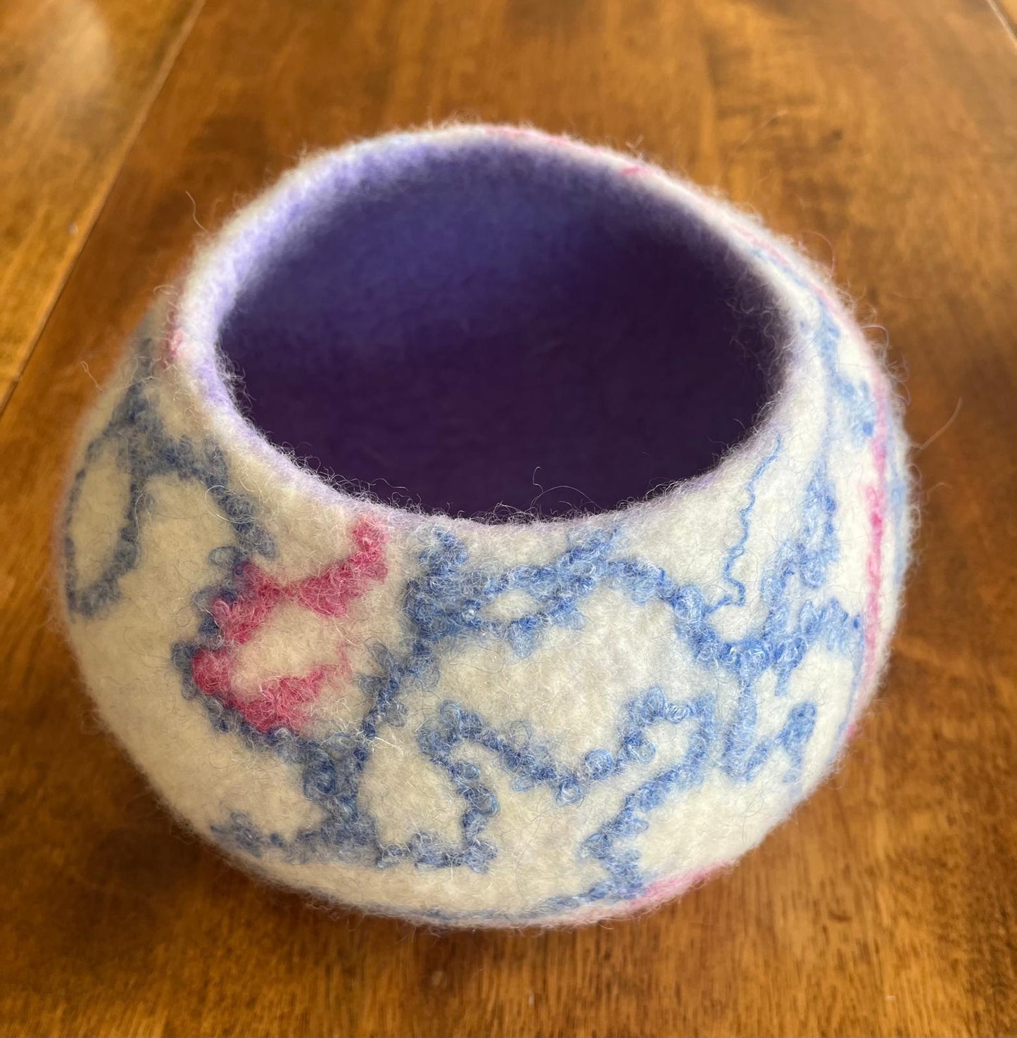 Felted bowl