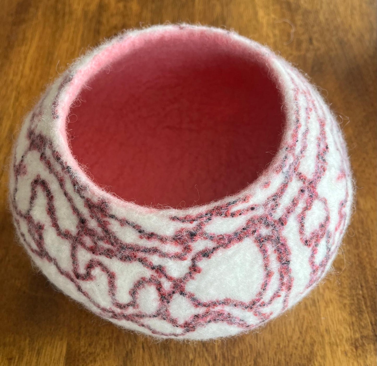 Felted bowl