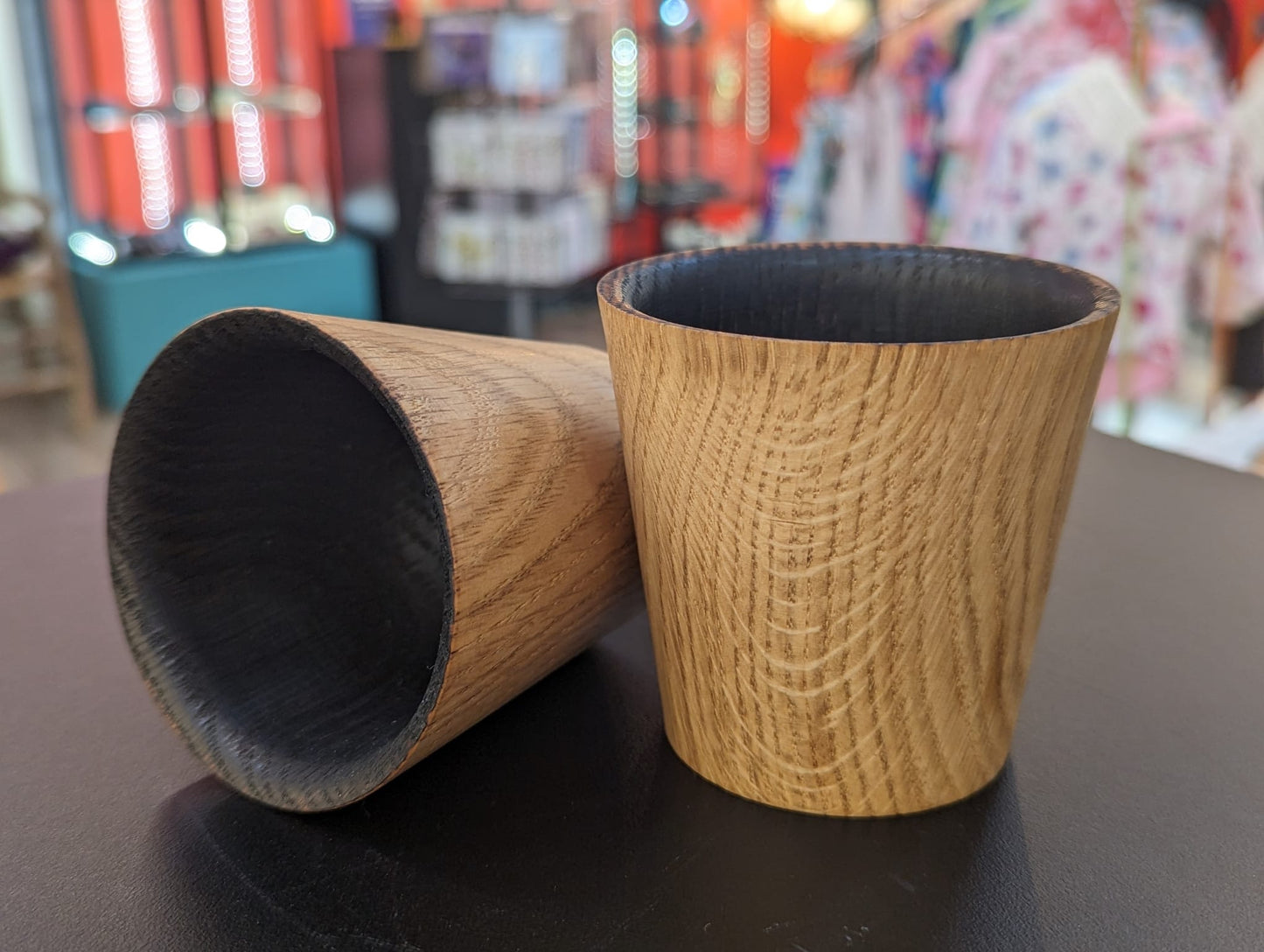 Oak Whiskey Tumblers