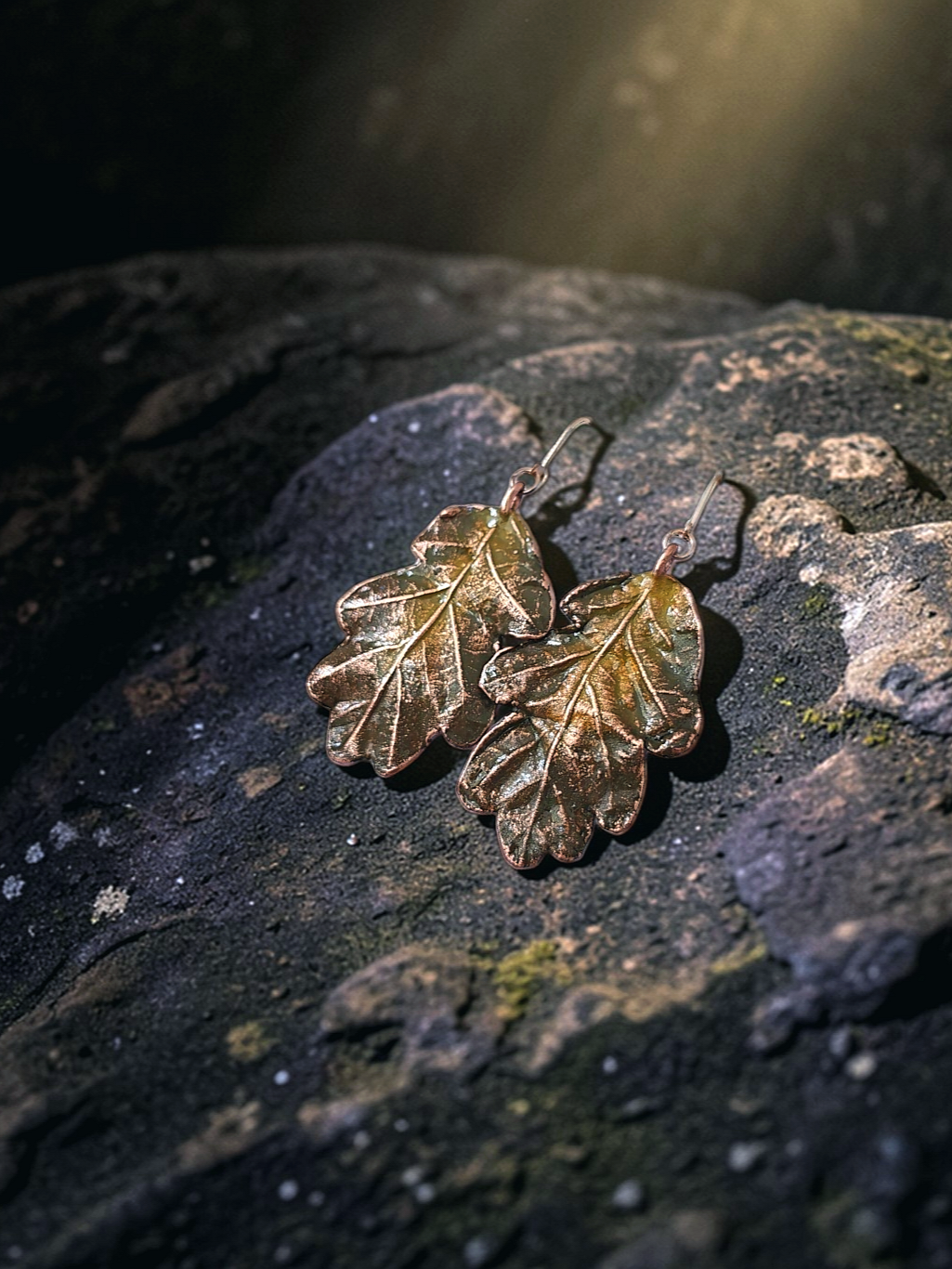 57 Earrings “Olive Oak”