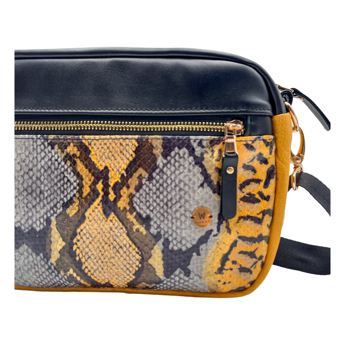 Yellow snake bag best sale