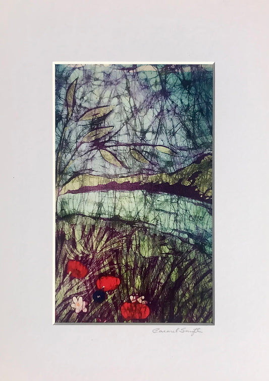 MEADOW AND SEA a4 PRINT