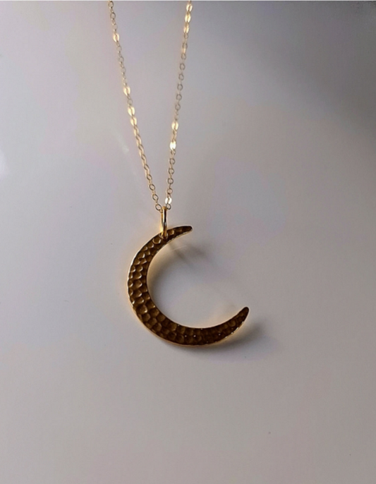 You are the Moon Necklace - Gold