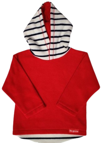 Red and french hoodie