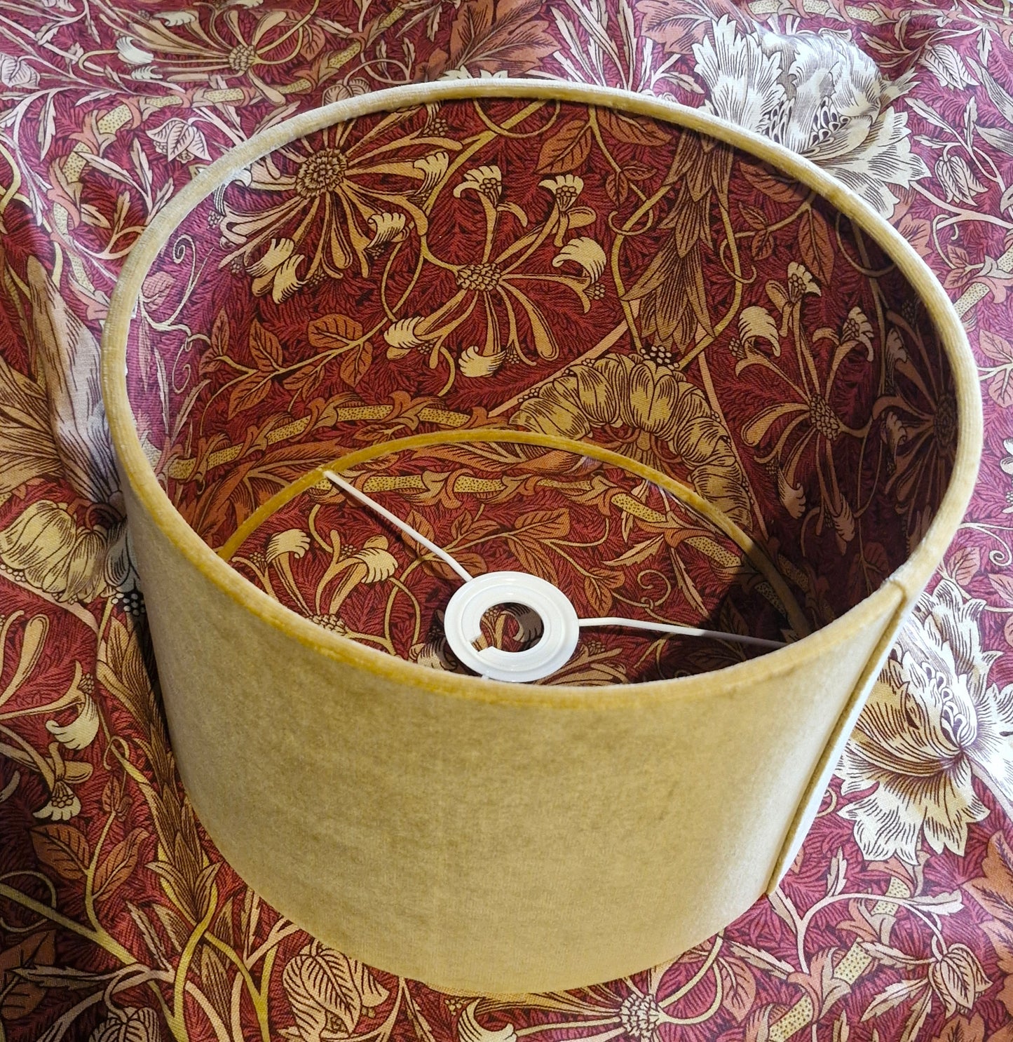 Our 'Barley Twist' 30cm Drum Shade