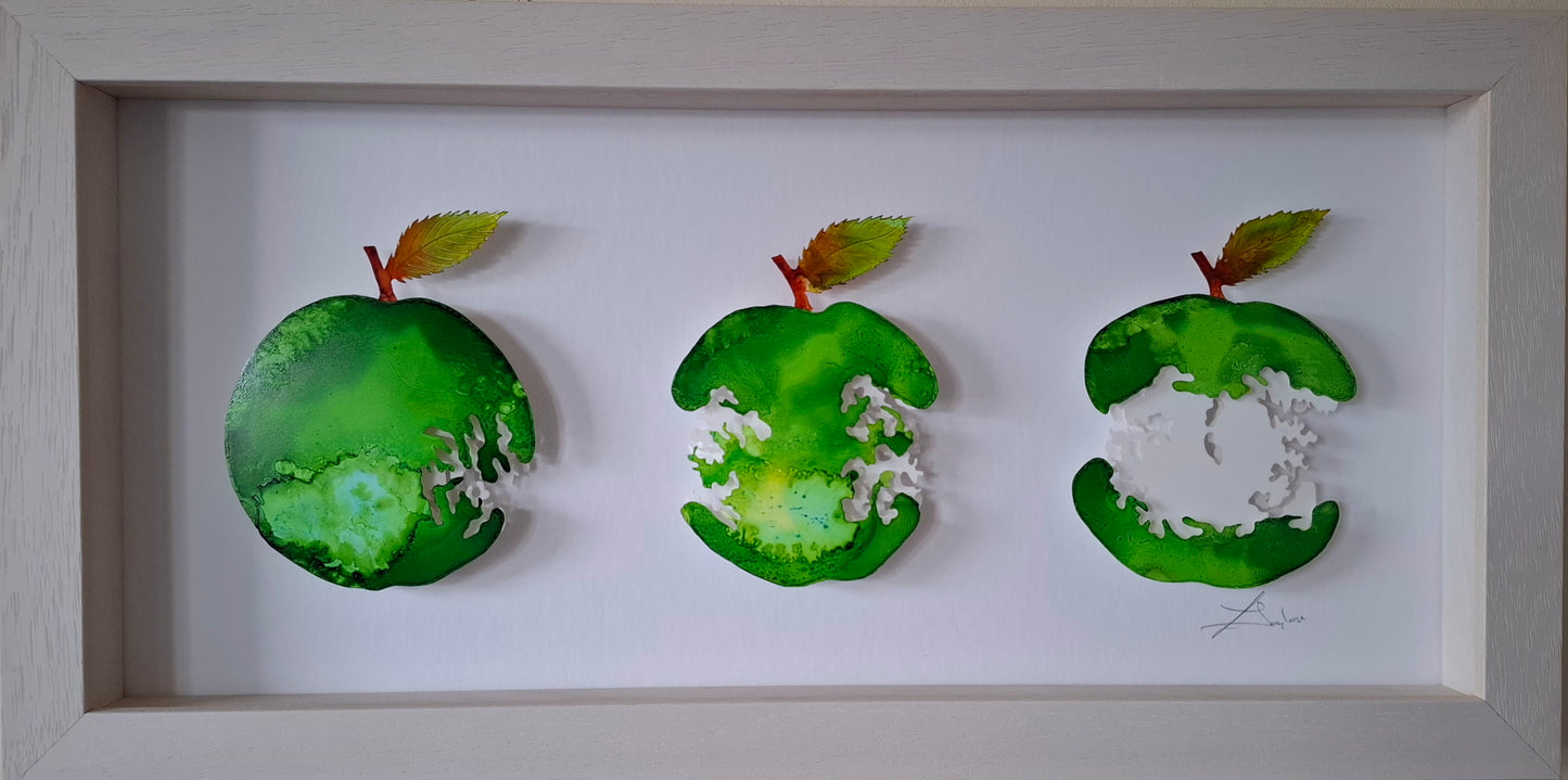 Feasting on green Apples