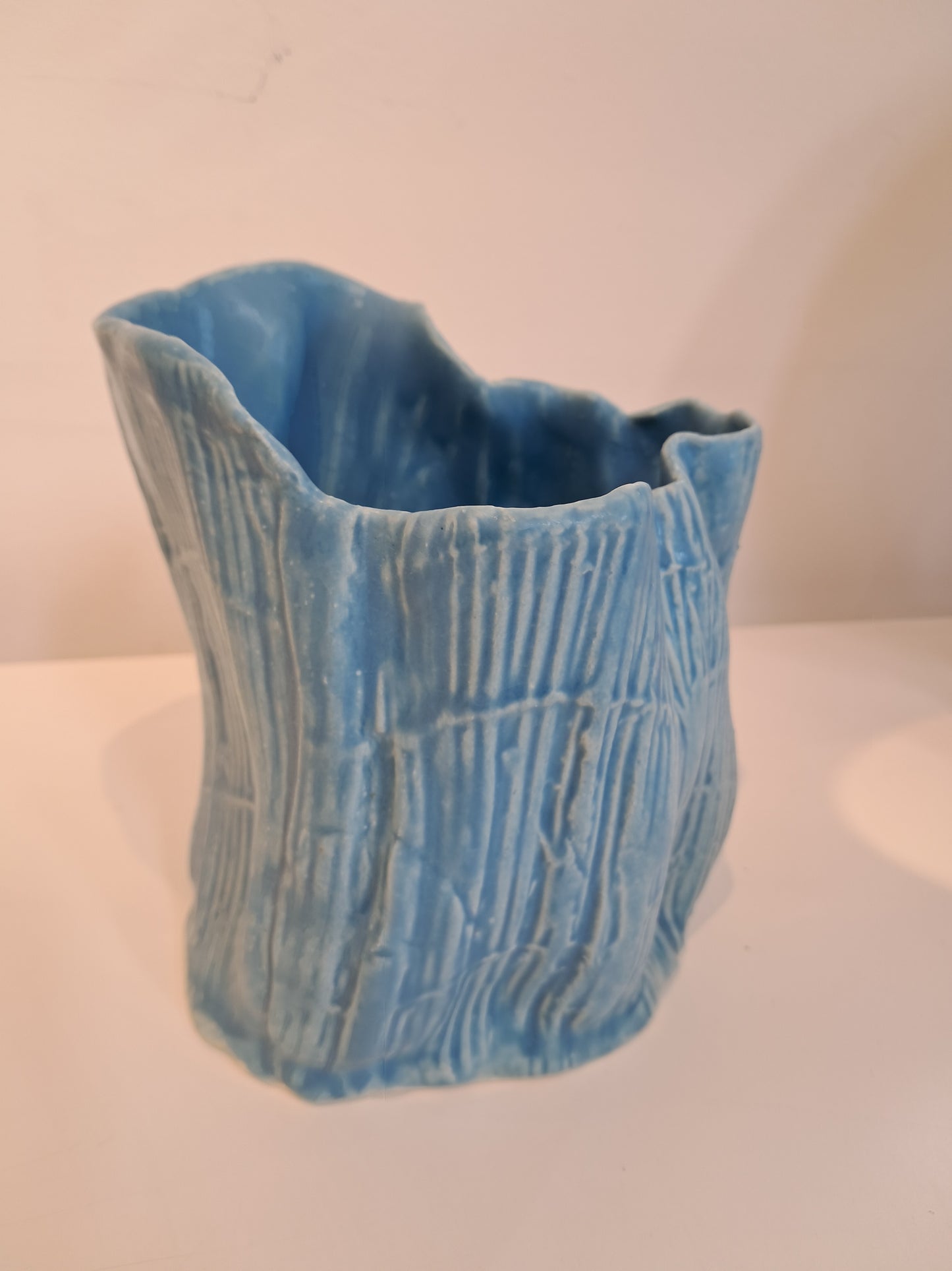 Ceramic Vessel Pale Blue glaze Irish Coastline