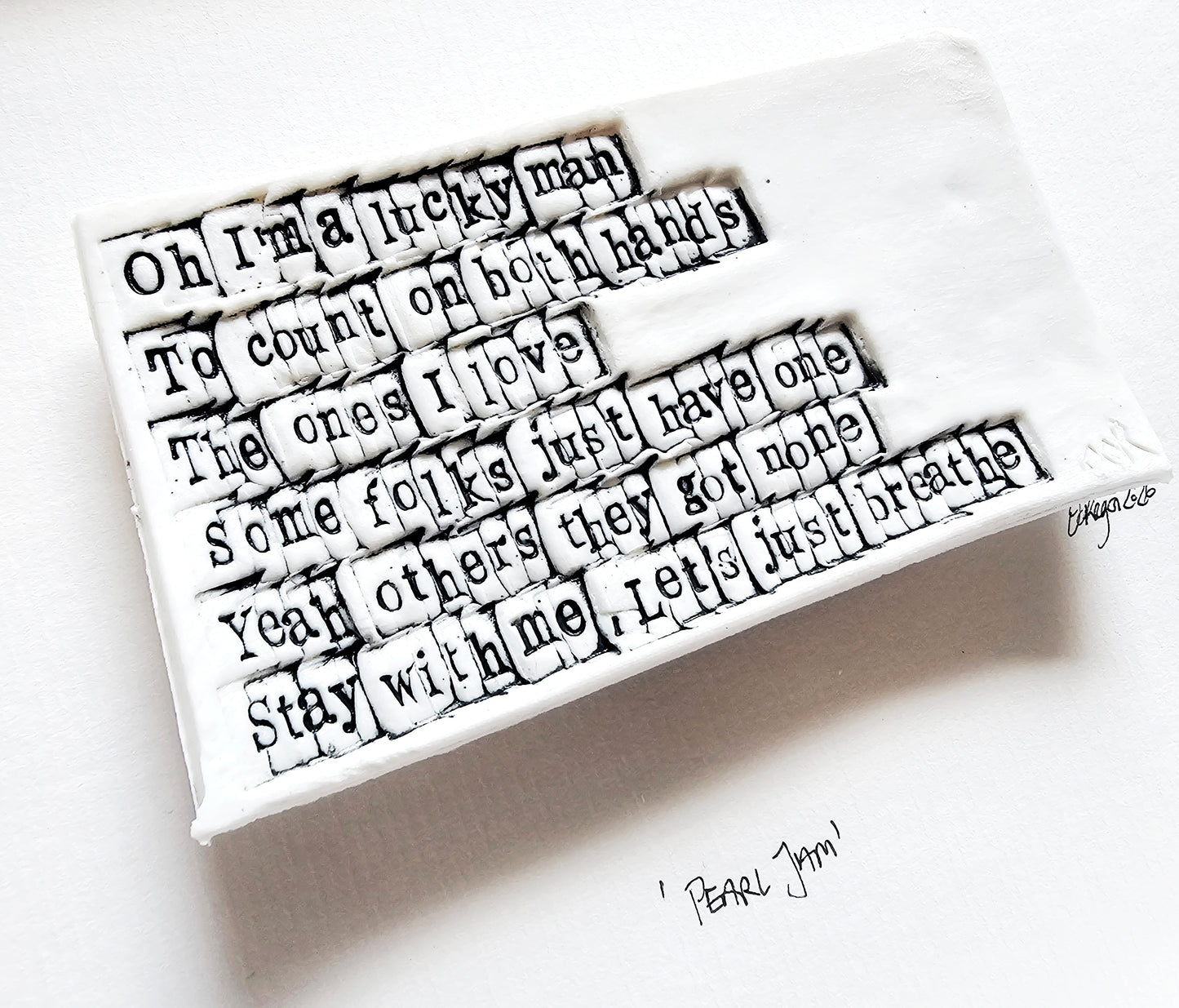Lucky man - Just Breathe - Pearl Jam - large frame