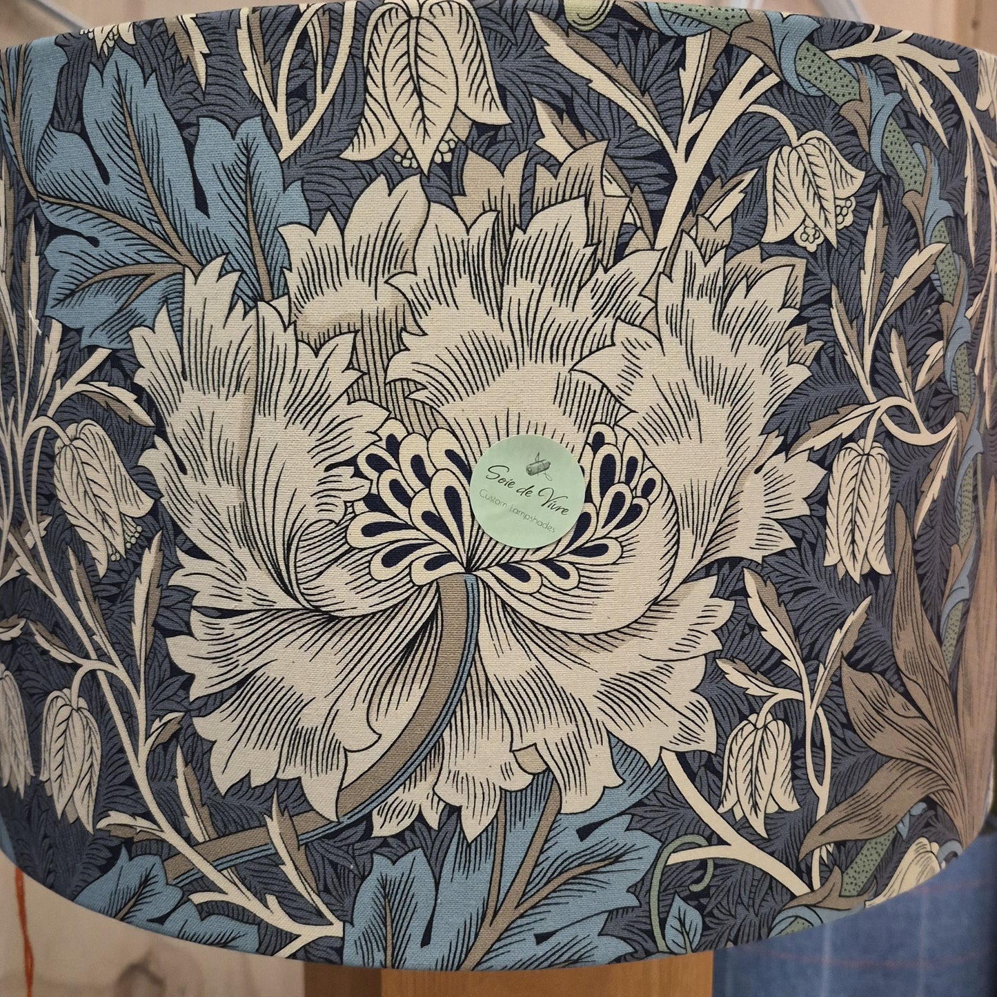 Our 'Honeysuckle & Tulip' 40 cm Drum Shade.