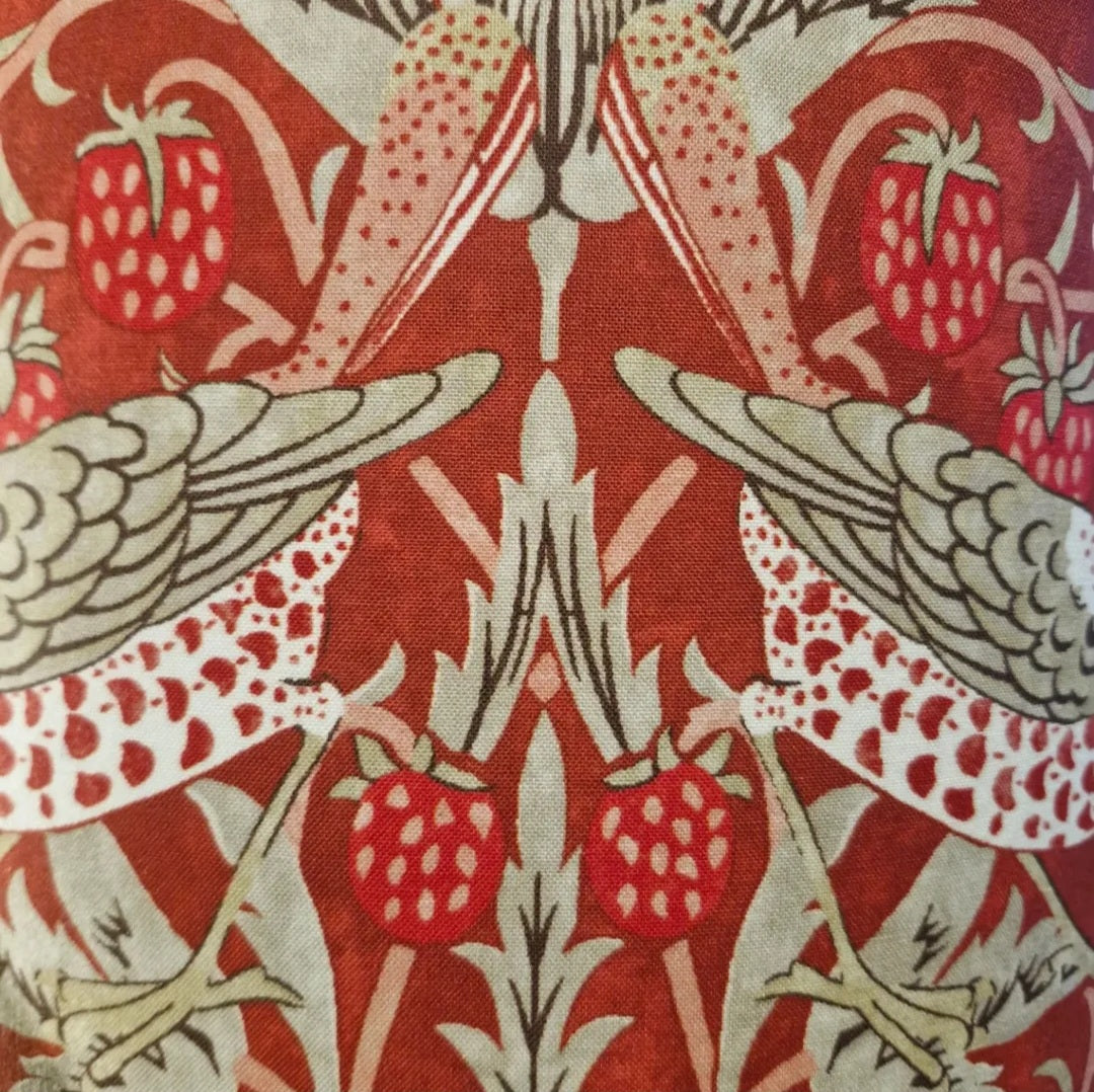 The 'Simply Strawberry Thief' Drum Shade