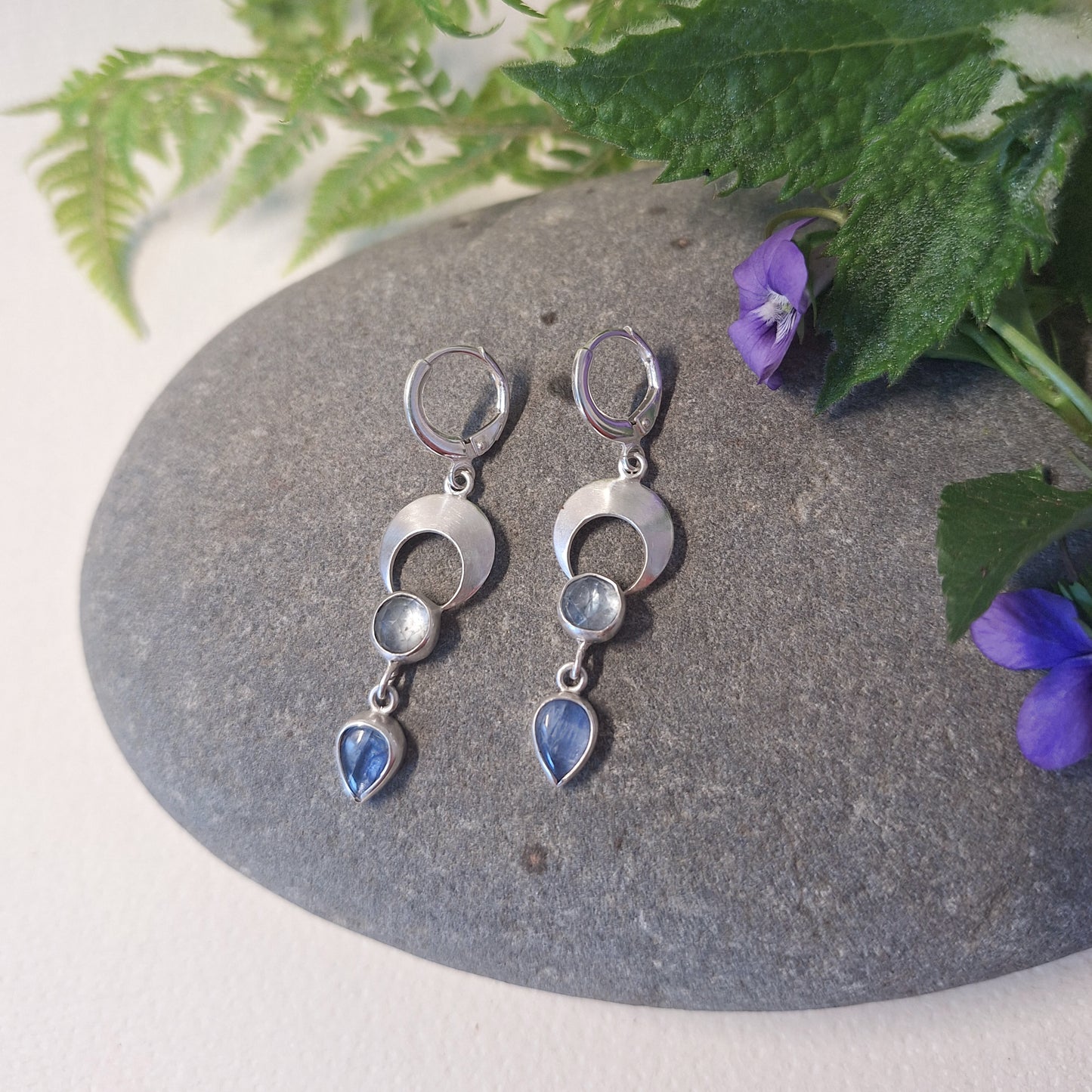 Brigid earrings in blue