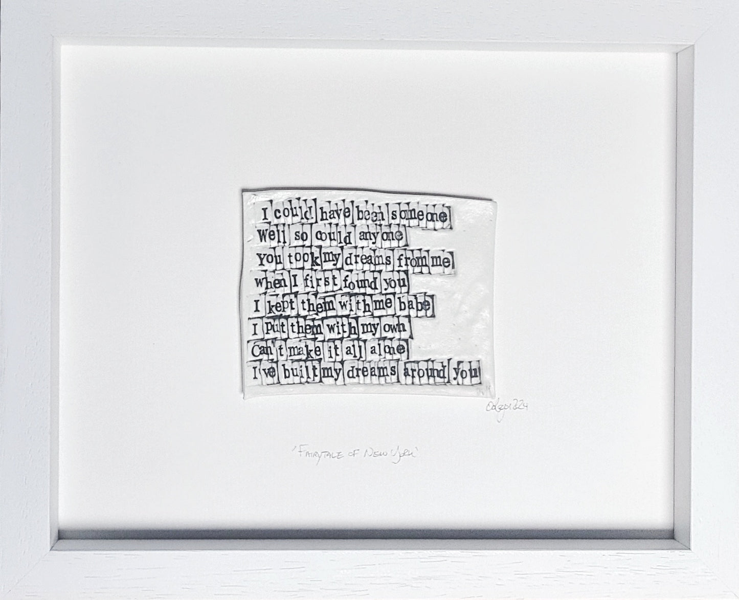 'Fairytale of New York...'