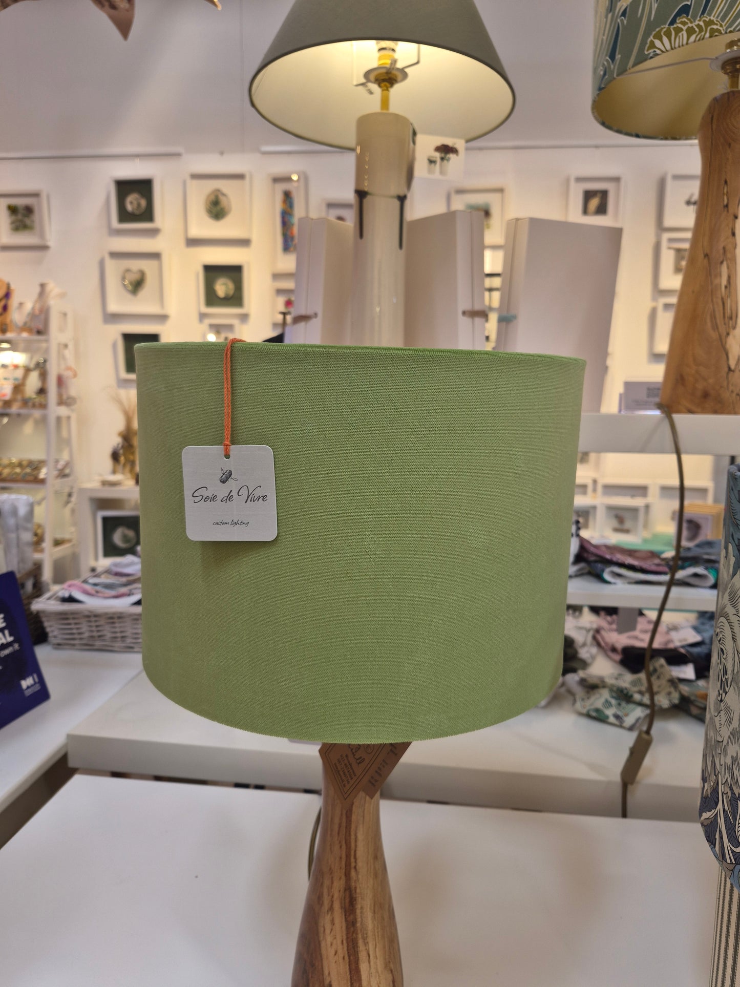 The 'Monkshood Velvet' 30cm Drum Shade.