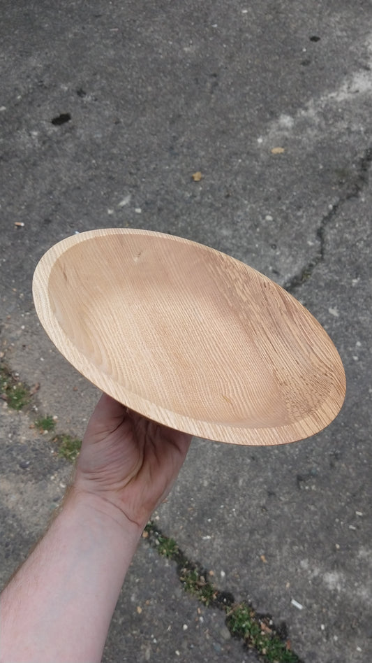 Olive ash serving bowl
