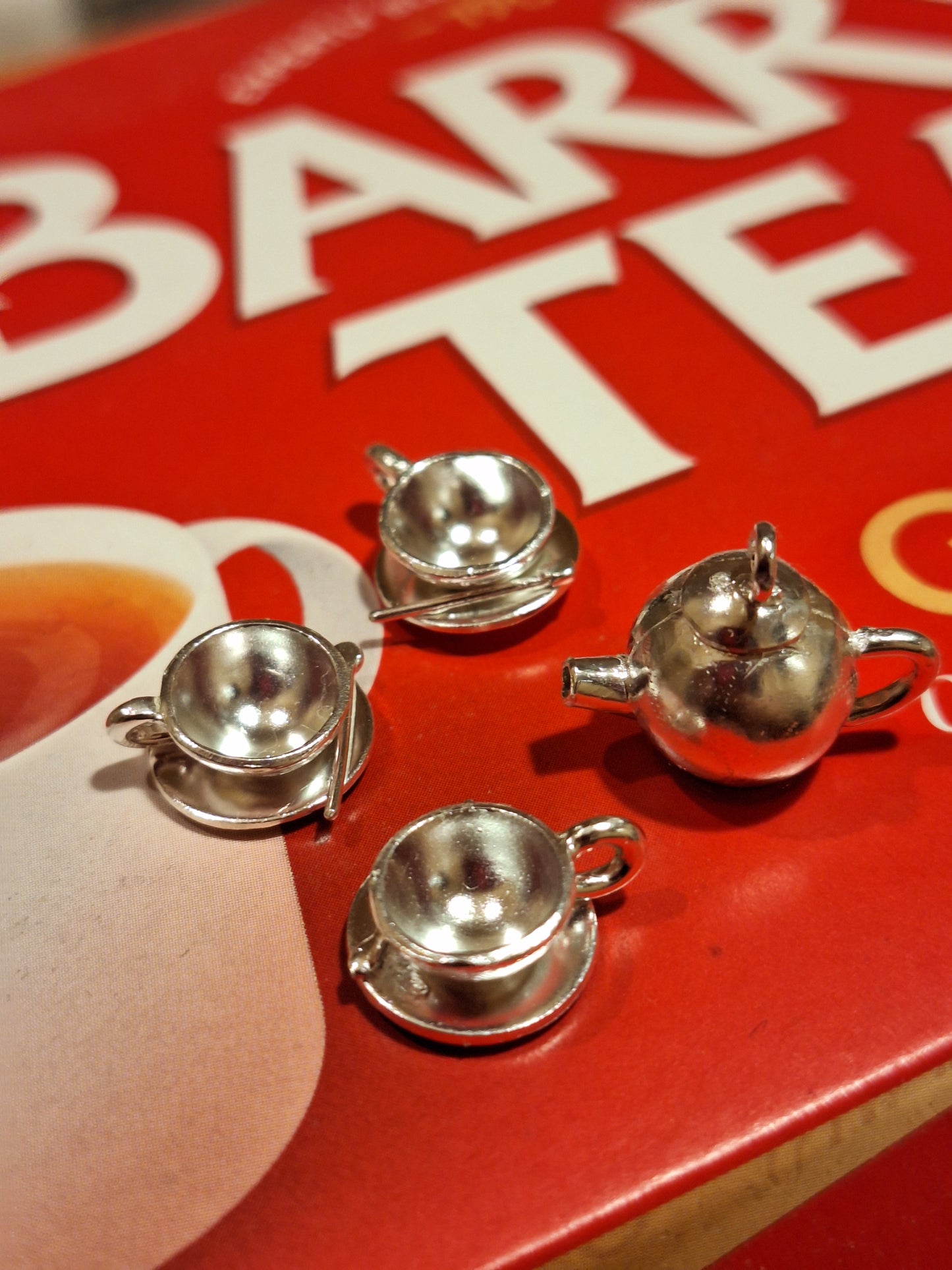 Sterling Silver Tea Pot Necklace