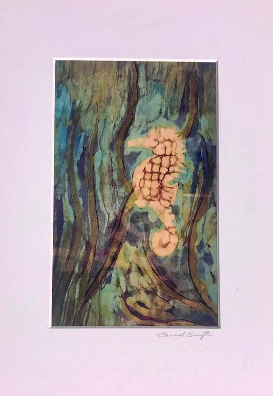 Seahorse A4 print